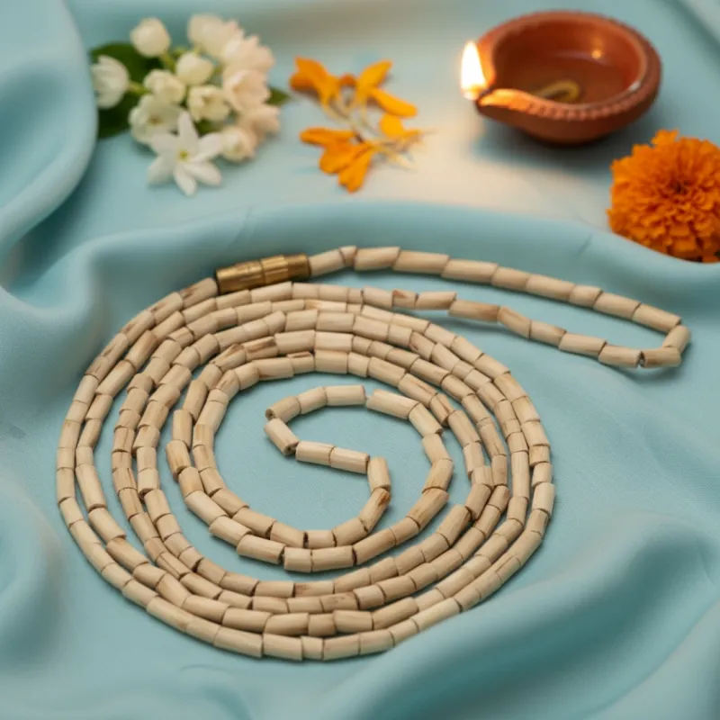 2 Round Natural Tulsi Mala